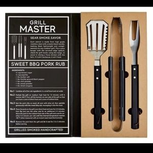 SANTA BARBARA DESIGN STUDIO Grill Master Grilling Tools Set BNWT SO 5☆